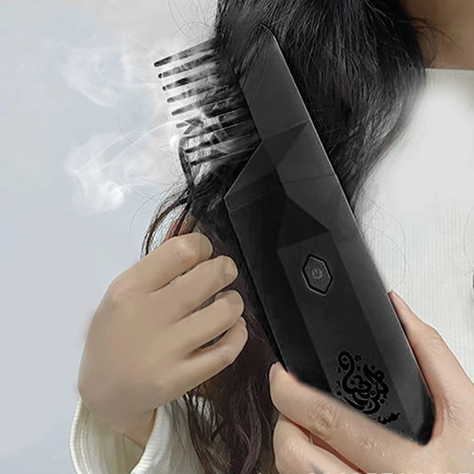 Rechargeable Bakhoor Hair Comb – Arabic Oud & Incense Diffuser for Hair