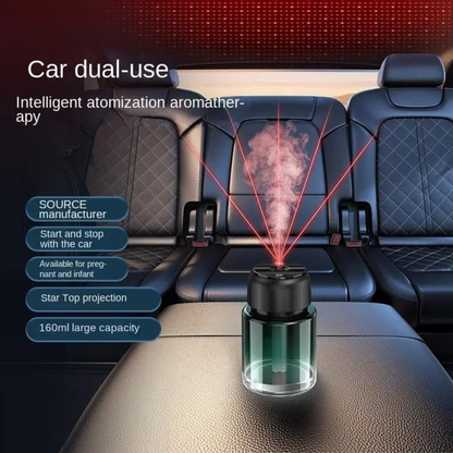 Smart Car Perfume Humidifier – 160ml Large Capacity Aroma Diffuser & Air Freshener