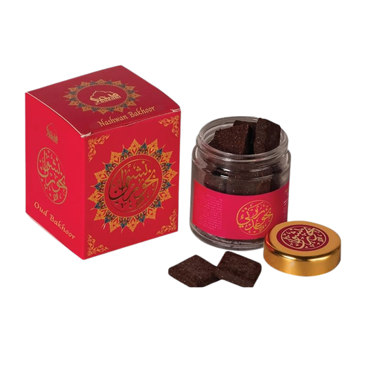 Dukhni Nashwan Bakhoor, Yemeni Oud Bakhoor | Arabic Bakhoor Incense | 40 gram jar | Handmade with Traditional Recipe | Sweet Floral Blend | Perfect for Prayer Time | Ramadan & Eid gifts