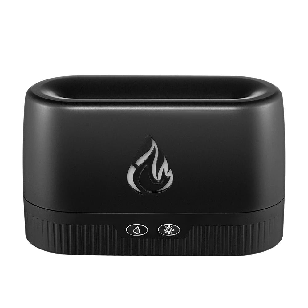 USB Electric Essential Oil Diffuser, Portable Humidifier & Air Freshener, LED Flame Effect Scent Diffuser